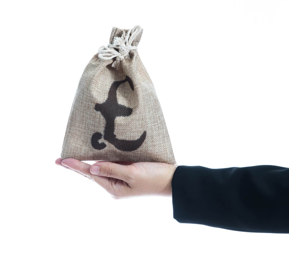 UK Money bag