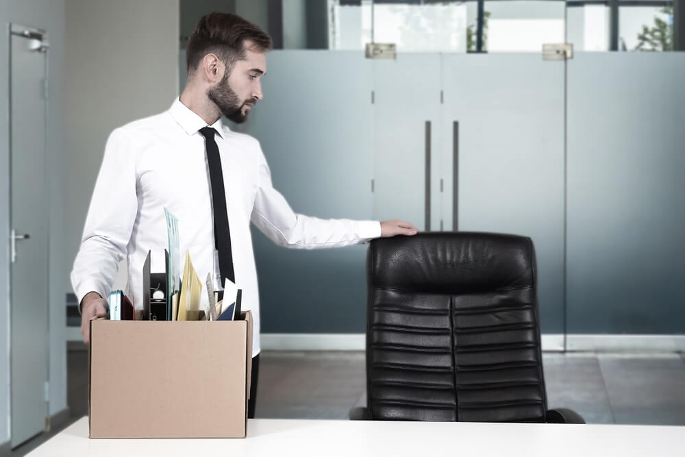 Fired office employee